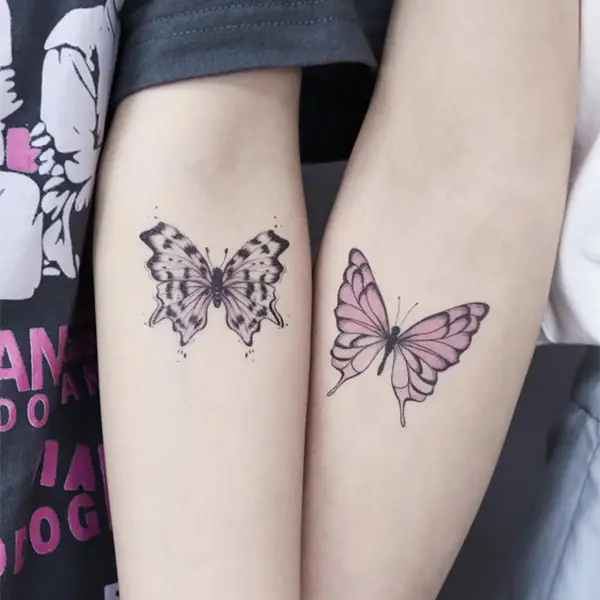 Hand Butterfly Tattoo
