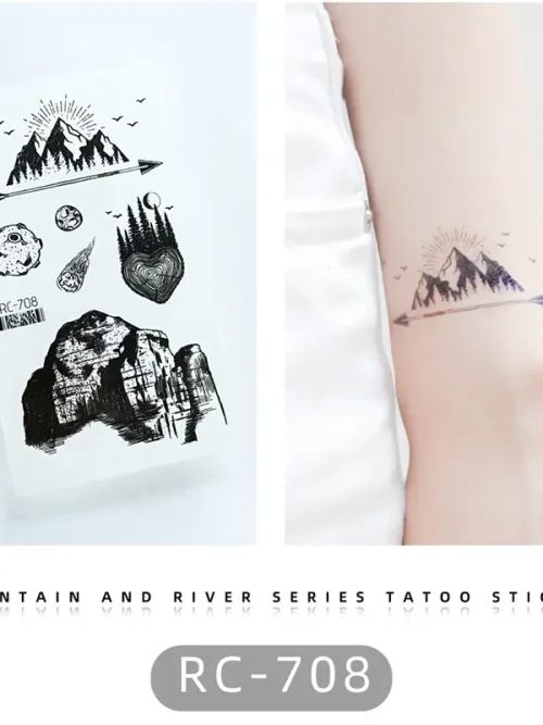 Meteorite Temporary Tattoo