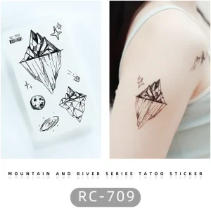 Suspended Mountain Tattoo