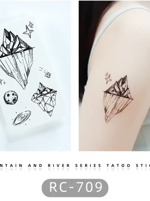 Suspended Mountain Tattoo