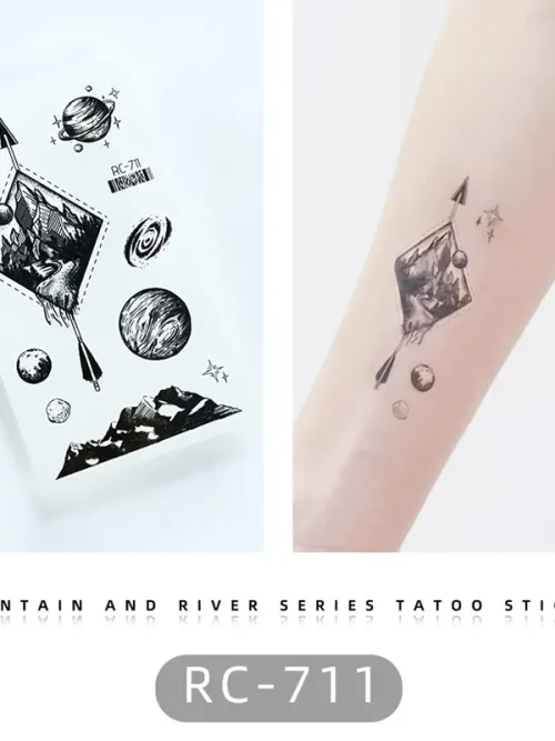 Mountain Arrow Tattoo