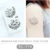 Floral Mountain Tattoo