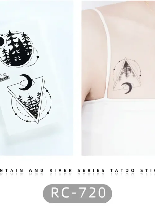 Triangle Forest Tattoo