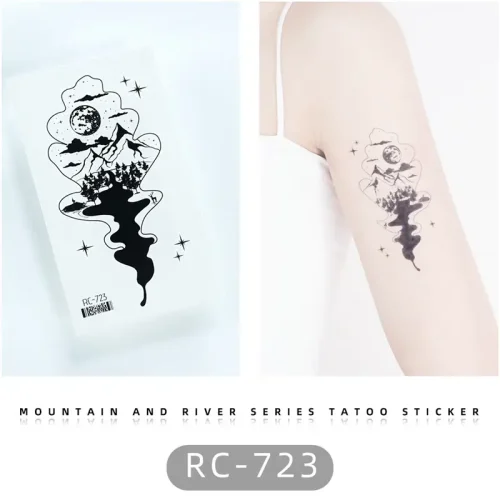 Black River Temporary Tattoo