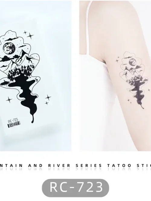 Black River Temporary Tattoo