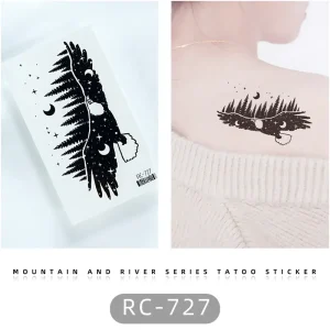 Flying Eagle Temporary Tattoo