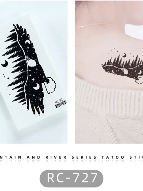 Flying Eagle Temporary Tattoo
