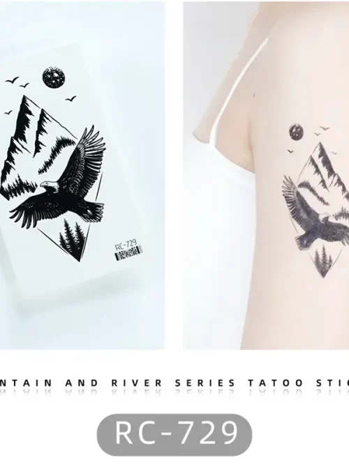 Eagle and Mountain Tattoo