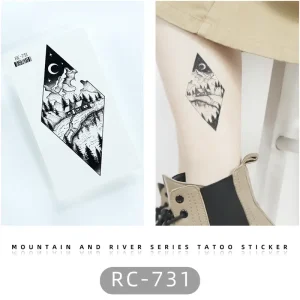 House Mountain Temporary Tattoo
