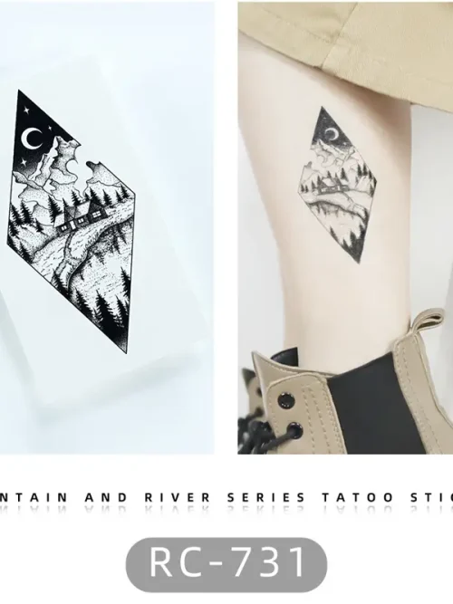 House Mountain Temporary Tattoo