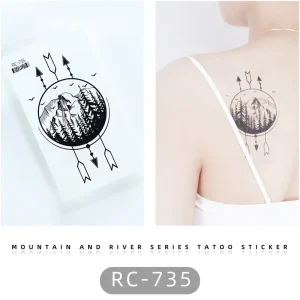 Forest Arrow Tattoo