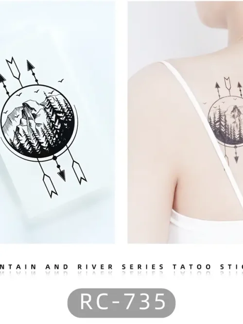 Forest Arrow Tattoo