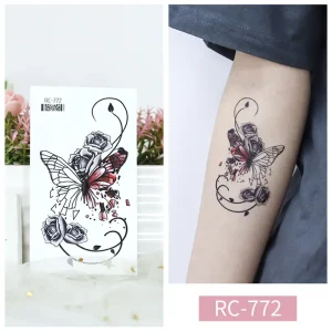 Broken Butterfly Tattoo