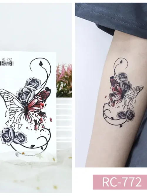 Broken Butterfly Tattoo