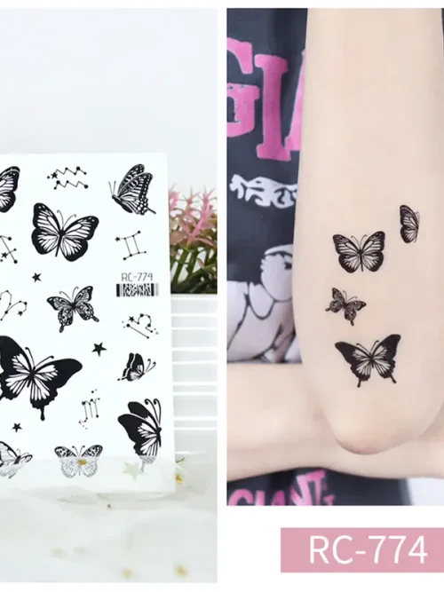 Black Butterfly Tattoo