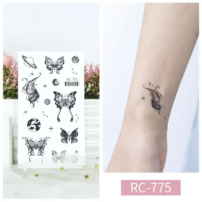 Butterfly Planet Tattoo