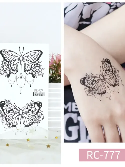 Pendant Butterfly Tattoo