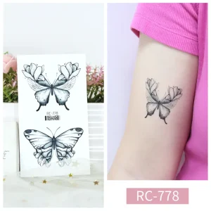 Wing Flower Tattoo