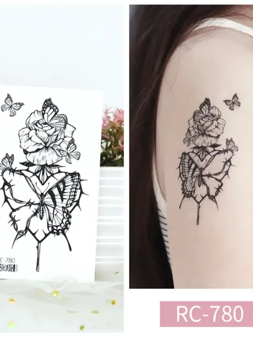 Thorn Butterfly Tattoo