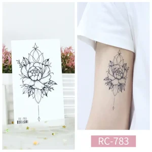 Flower Pendant Tattoo