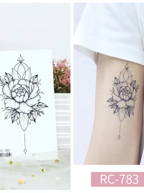 Flower Pendant Tattoo