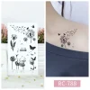 Butterfly on Dandelion Tattoo