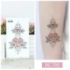 Floral Crescent Tattoo