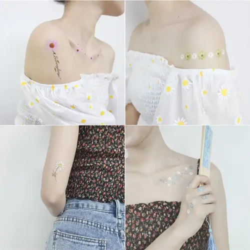 Daisy Women Temporary Tattoo