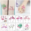 Flamingo Body Temporary Tattoo