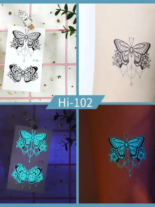 Noctilucent Pendant Butterfly Tattoo
