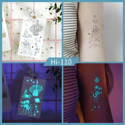 Noctilucent Guitarist Tattoo