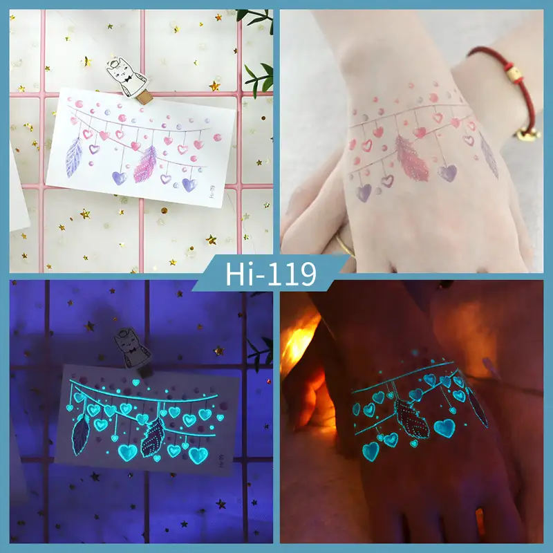 Noctilucent Love Bracelet Tattoo