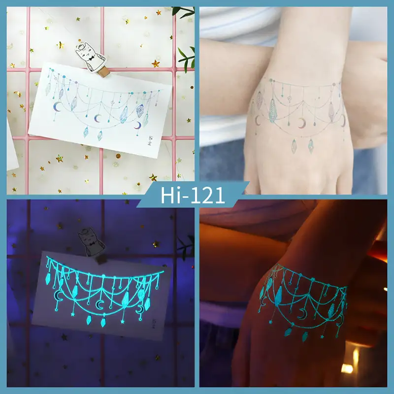 Noctilucent Moon Bracelet Tattoo