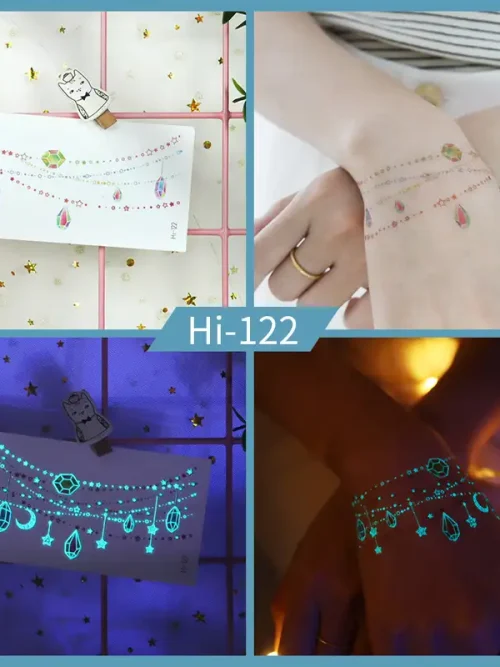 Noctilucent Diamond Bracelet Tattoo