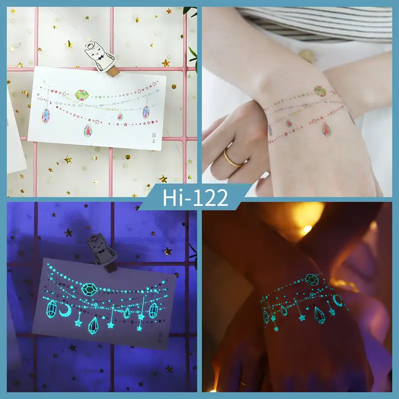 Noctilucent Diamond Bracelet Tattoo
