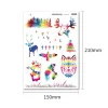 Rainbow Fake Temporary Tattoo
