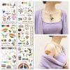Rainbow Fake Temporary Tattoo