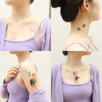 Rainbow Fake Temporary Tattoo