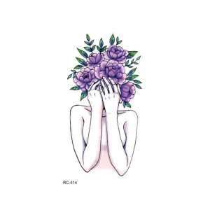 Cover The Face Women Tattoo