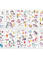 Cartoon Unicorn Tattoos 10 Sheets