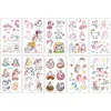 Cartoon Unicorn Tattoos 10 Sheets