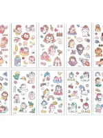 Cartoon Unicorn Tattoos 10 Sheets