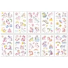 Cartoon Unicorn Tattoos 10 Sheets