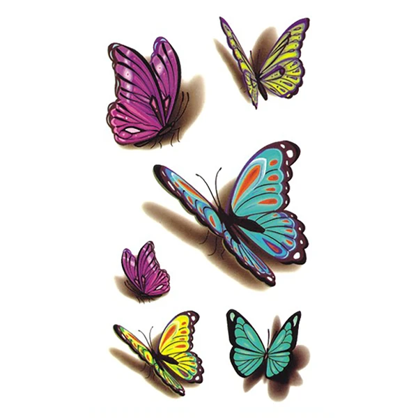 Flying Butterfly Tattoo
