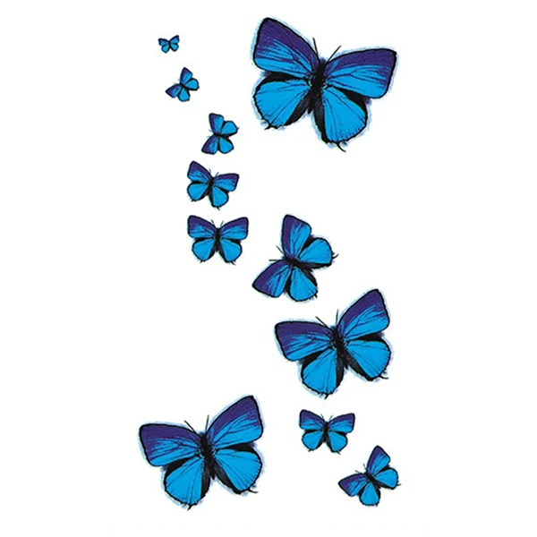 Blue Butterflies Tattoo