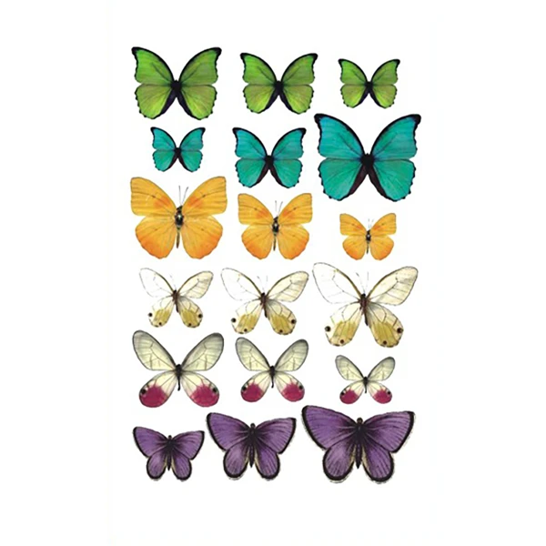 Many Butterflies Temporary Tattoo