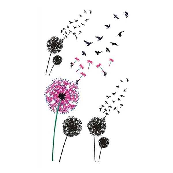 Dandelion Temporary Tattoo