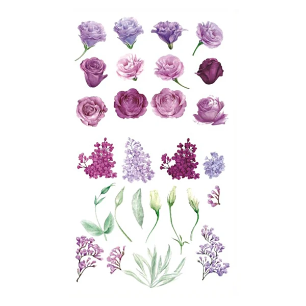 Small Pink Flowers Tattoo