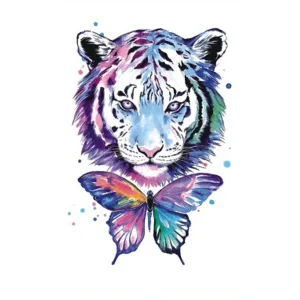 Butterfly Tiger Tattoo