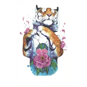 Flower Tiger Tattoo